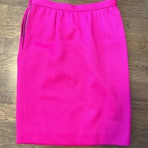 Valentino Miss V vintage hot pink skirt